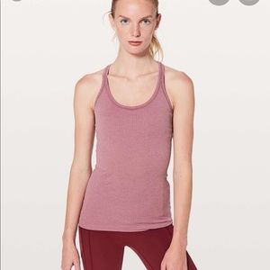 Lululemon Ebb to Street Tank in Moss Rose